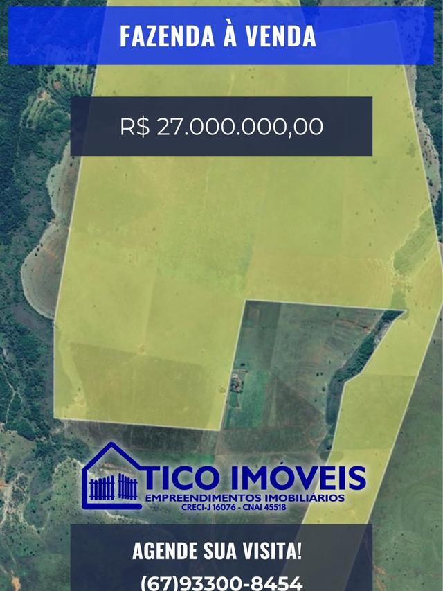 Vende-se fazenda - dupla aptidão - fazenda à venda em Paranaíba MS