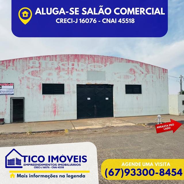 Salão comercial Av. Engenheiro Marcelo Miranda Soares - galpao para locação em Paranaíba MS