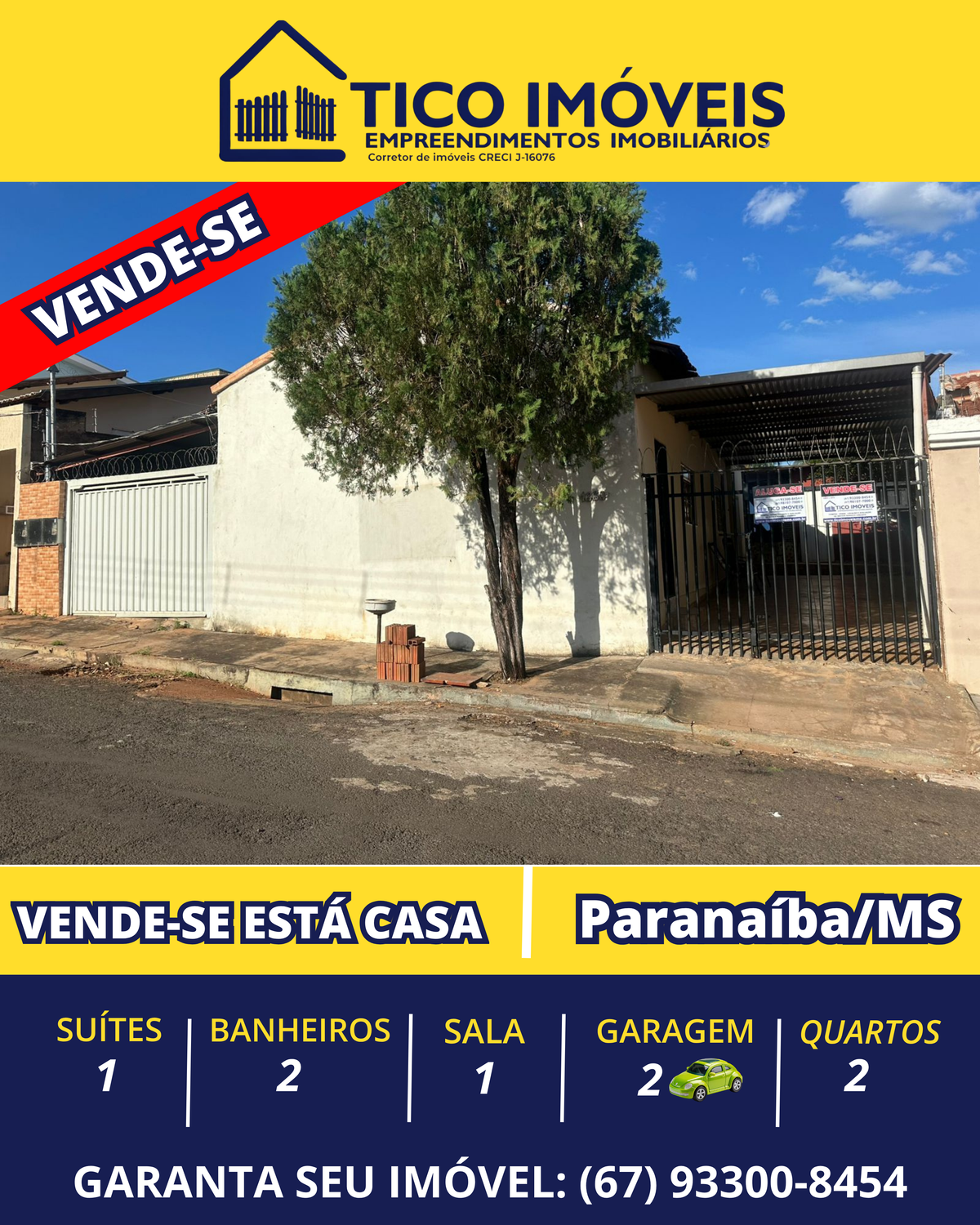 Casa: Rua Augusto Correia da Costa Júnior