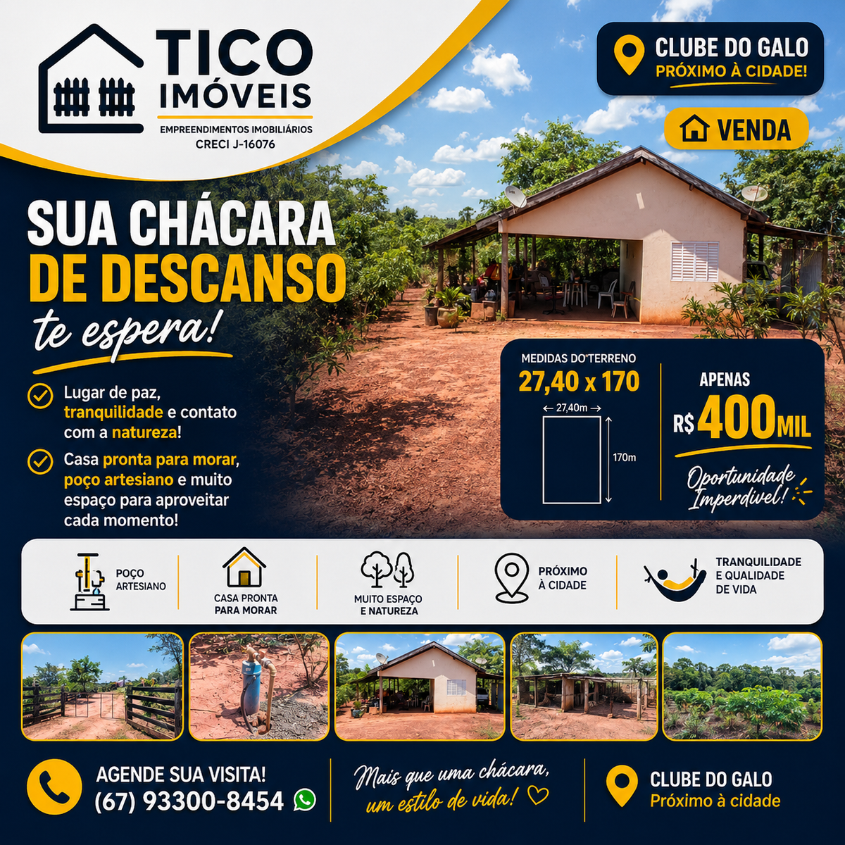 Chácara à venda próxima à cidade Paranaiba