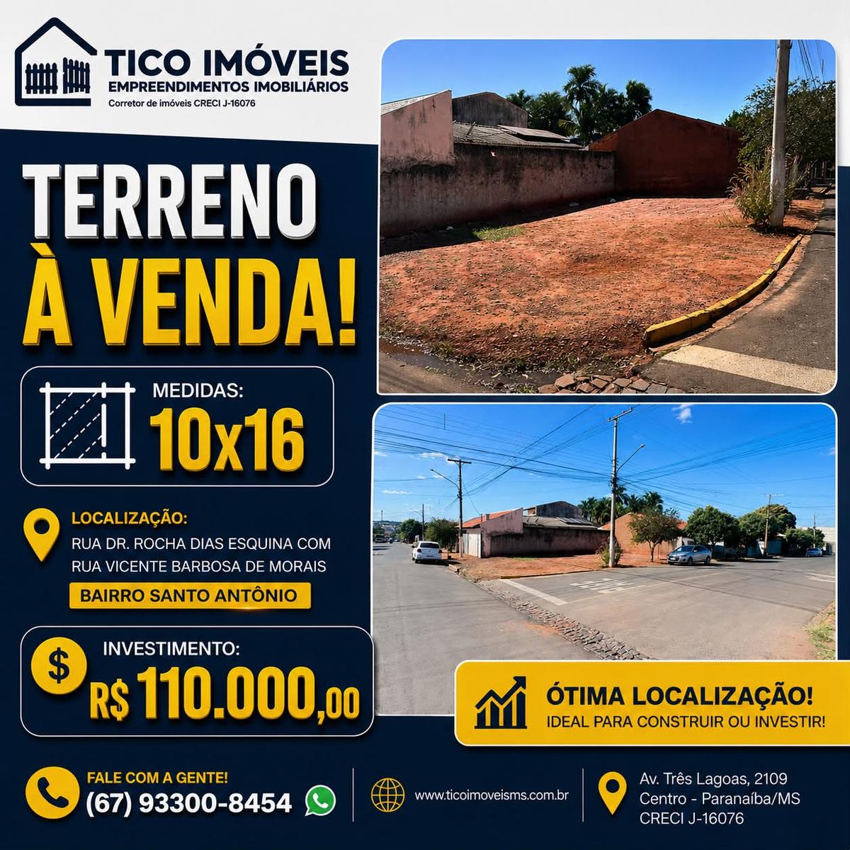 TERRENO RUA DR ROCHA DIAS