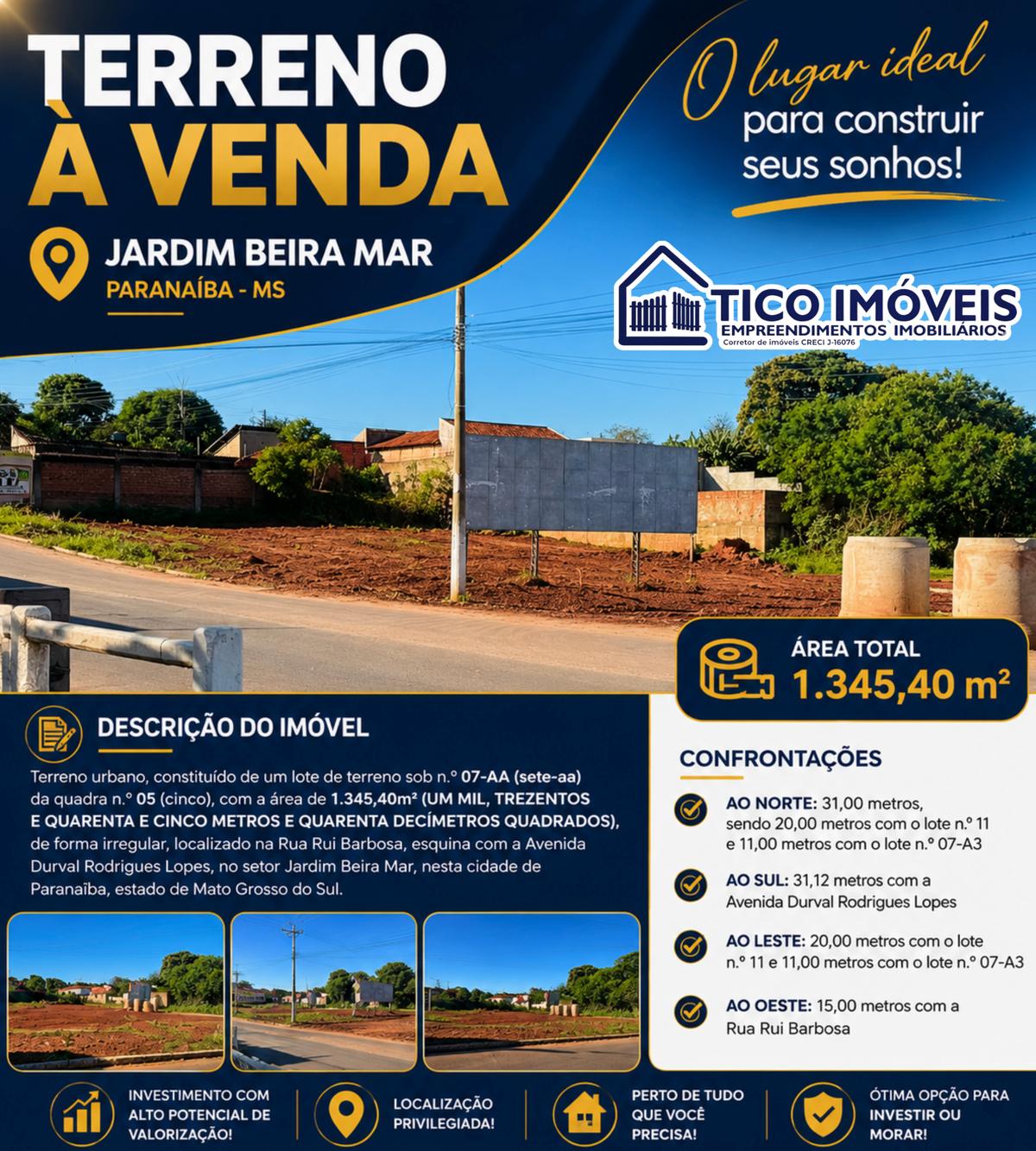 Tereno Avenida Durval Rodrigues Lopes