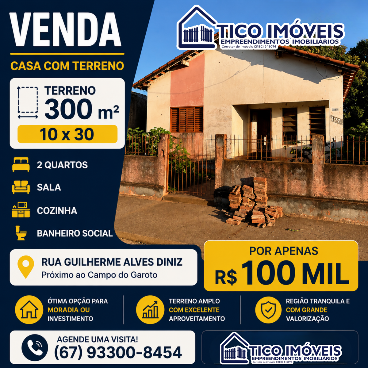 Casa Rua Guilherme Alves Diniz