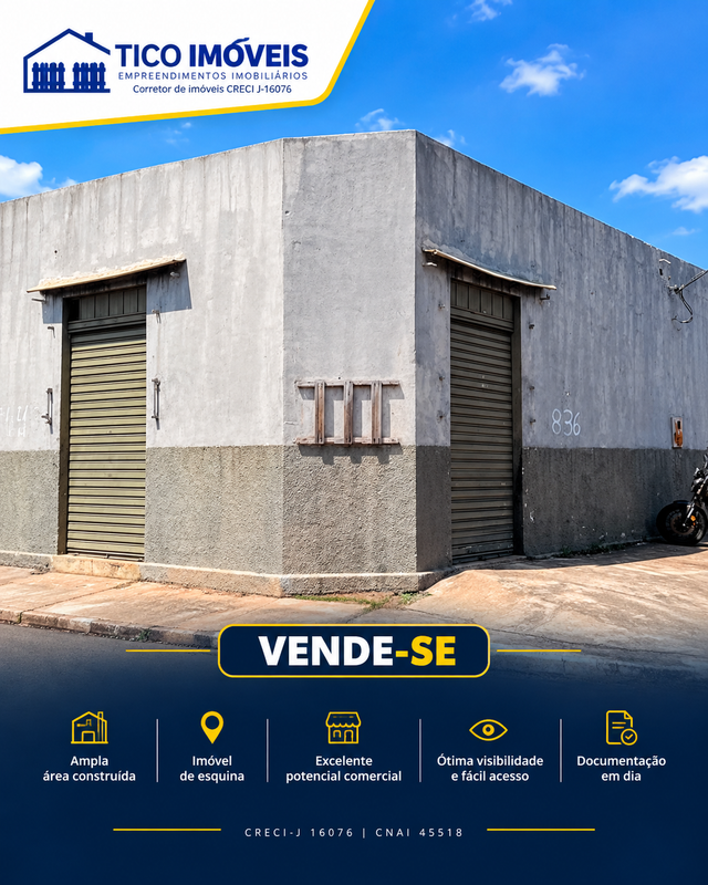 Rua Theodulo Mendes Malheiros, esquina com Rua Manoel Salustiano da Rocha - sala_comercial à venda em Paranaíba - MS