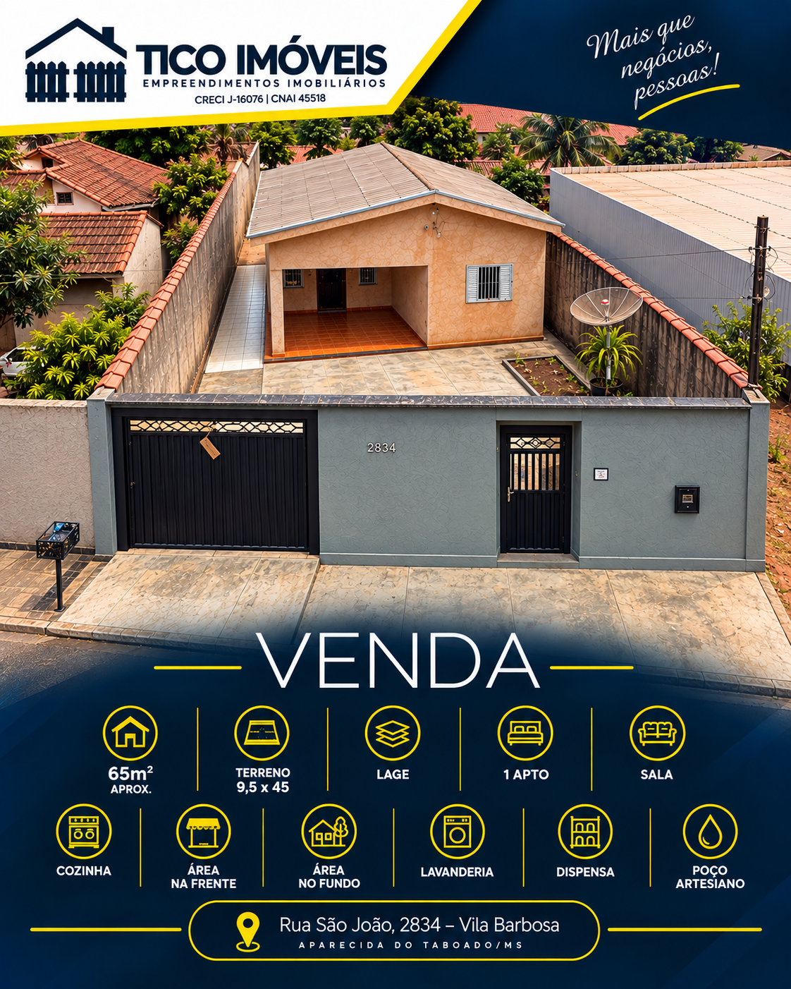 Rua São João, 2834 – Vila Barbosa